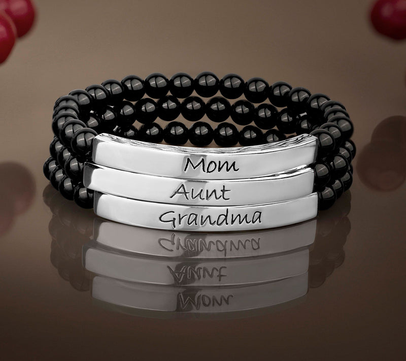 Christian James by Scott Grimes Mom Gemstone Stretch Bracelet — View 8