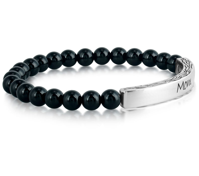 Christian James by Scott Grimes Mom Gemstone Stretch Bracelet — View 4