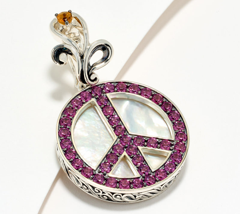 Third Person Sterling Silver Creative Soul Symbol Enhancer — Main view