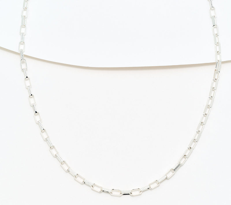 David Markstein Sterling Silver Premiere Luxe Paperclip 22" Necklace — View 9