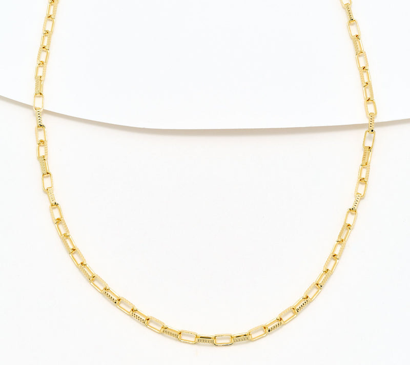 David Markstein Sterling Silver Premiere Luxe Paperclip 22" Necklace — View 11