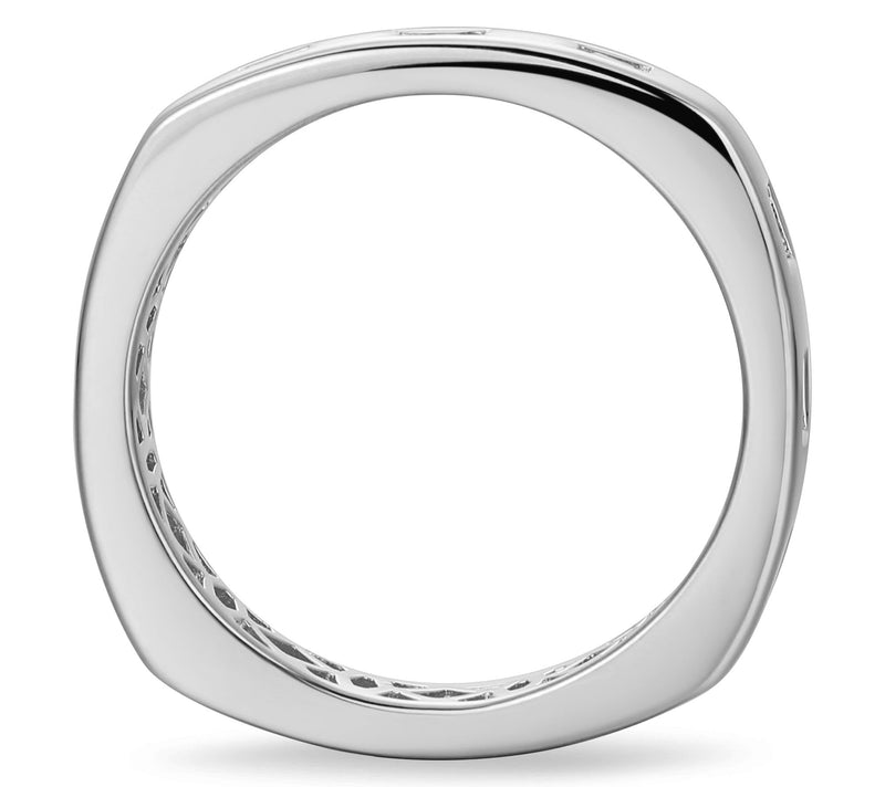 Diamonique Men's 1.65 cttw Band Ring, SterlingSilver — View 3