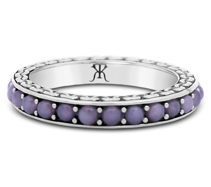 Tiffany Kay Studio Sterling Silver Opal Band Ring — Main view
