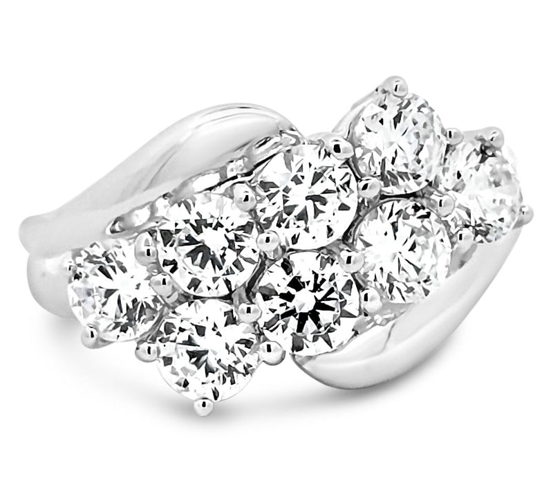 Ariva Sterling Silver Diamonique Malibu Ring — Main view