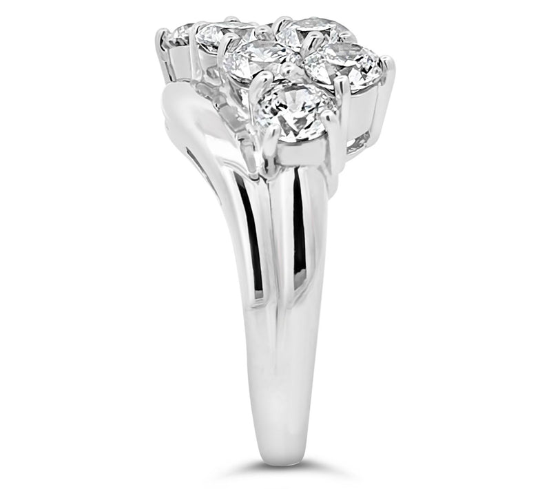 Ariva Sterling Silver Diamonique Malibu Ring — View 4