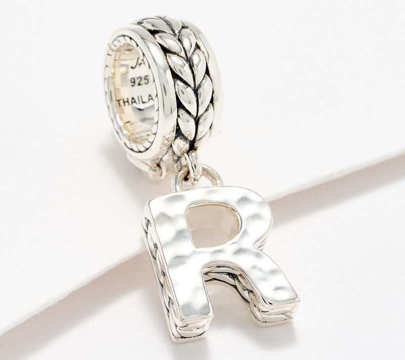 JAI Sterling Silver Initial Charm Enhancer, 2.9g — View 49