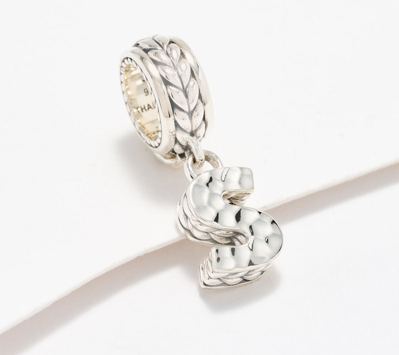 JAI Sterling Silver Initial Charm Enhancer, 2.9g — View 50