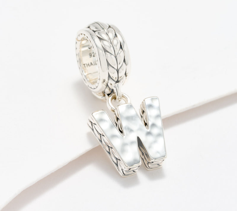 JAI Sterling Silver Initial Charm Enhancer, 2.9g — View 54