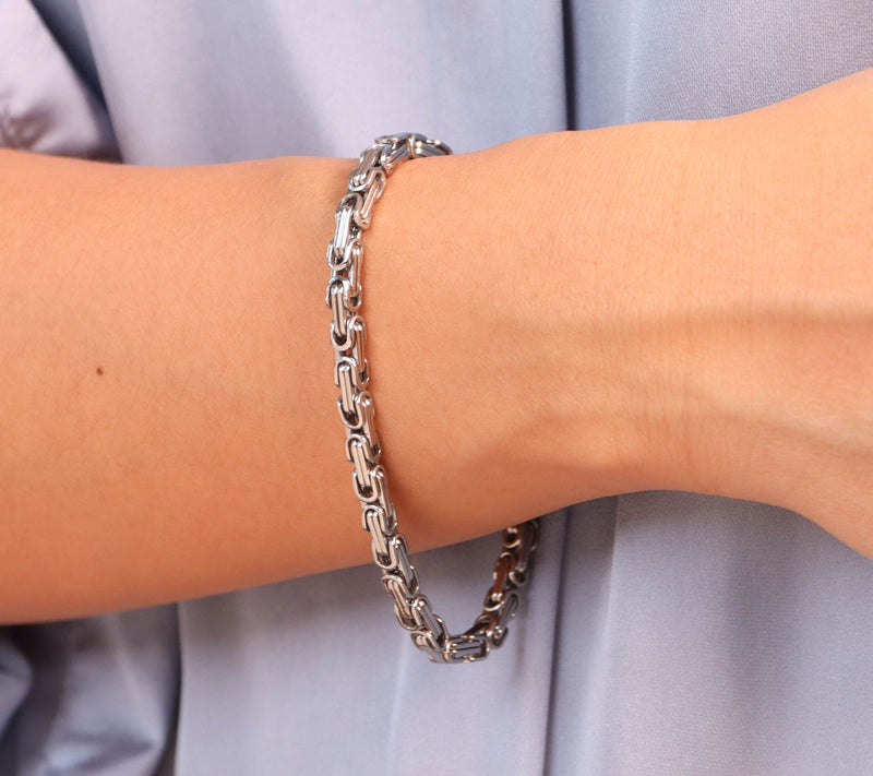 Steel By Design Byzantine Bracelet — View 3