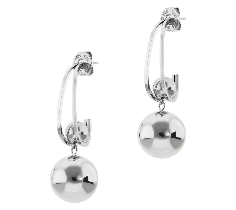 Steel By Design Dangle Beaded Earrings — View 6