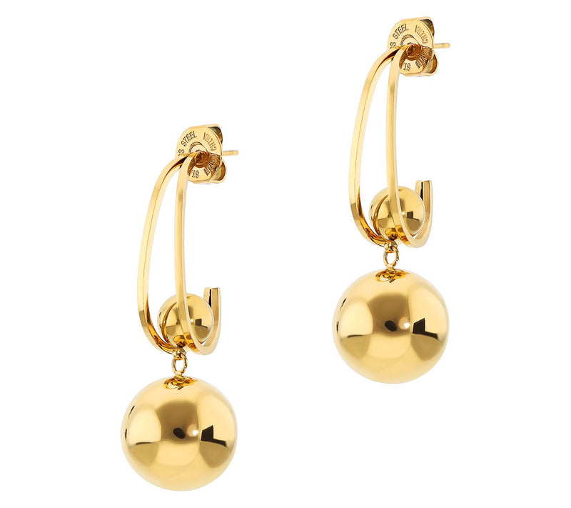 Steel By Design Dangle Beaded Earrings — View 7