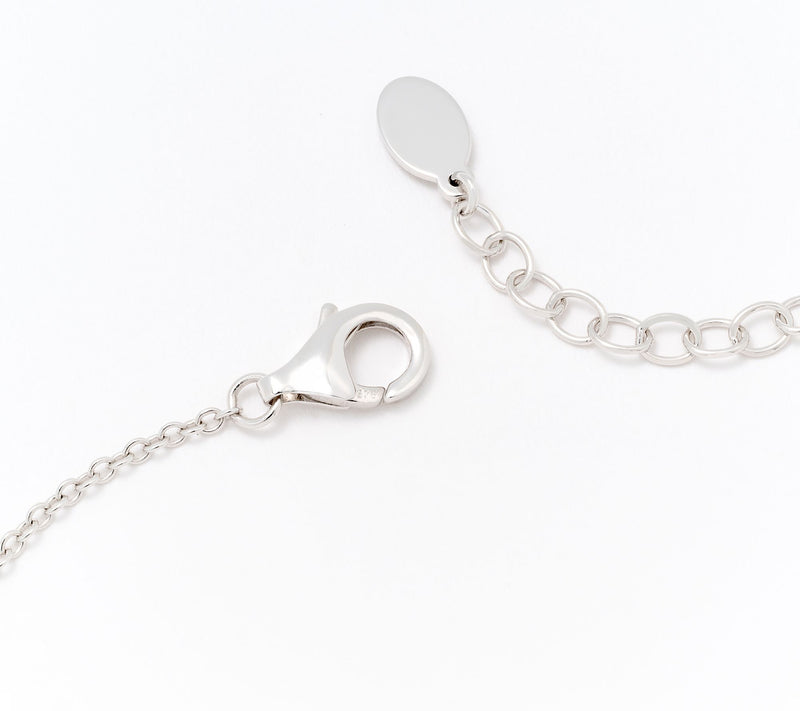 Diamonique x Kathy Levine Sentimental Necklace, Sterling Silver — View 3