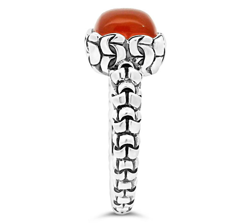 Tiffany Kay Studio Sterling Purl Knit CarnelianRing — View 3