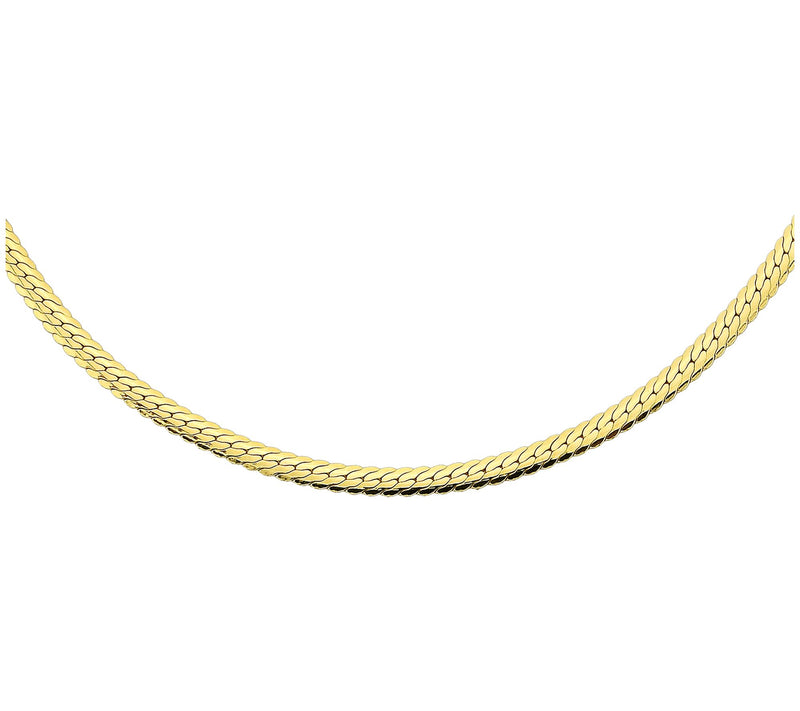 Silver Style Solid Cuban Link Chain Necklace, Sterling — View 7