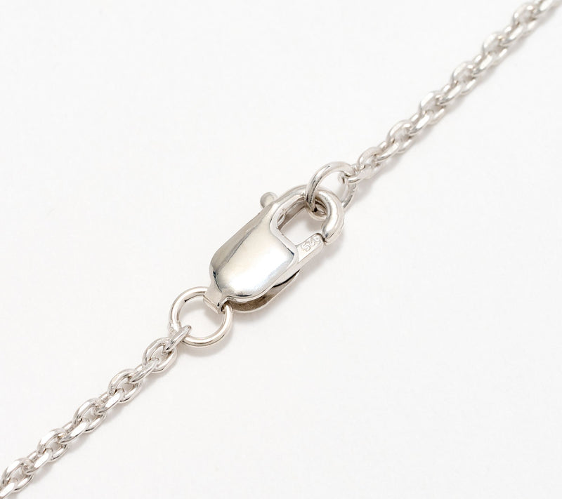 Affinity Diamonds 0.65 cttw Drop 18" Necklace Sterling Silver — View 4