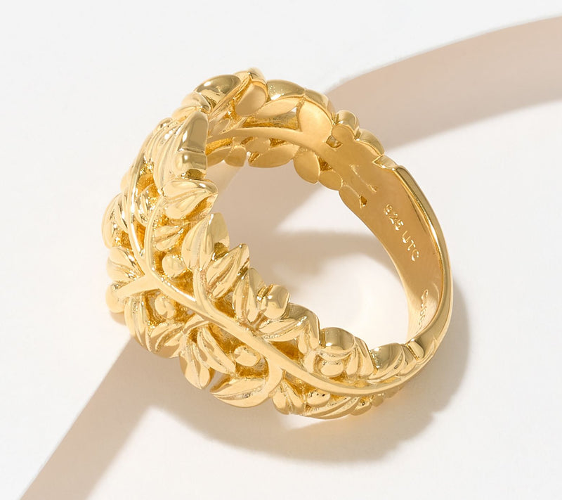 Christian James by Scott Grimes 14K Gold Clad Legacy Peace Ring — Main view