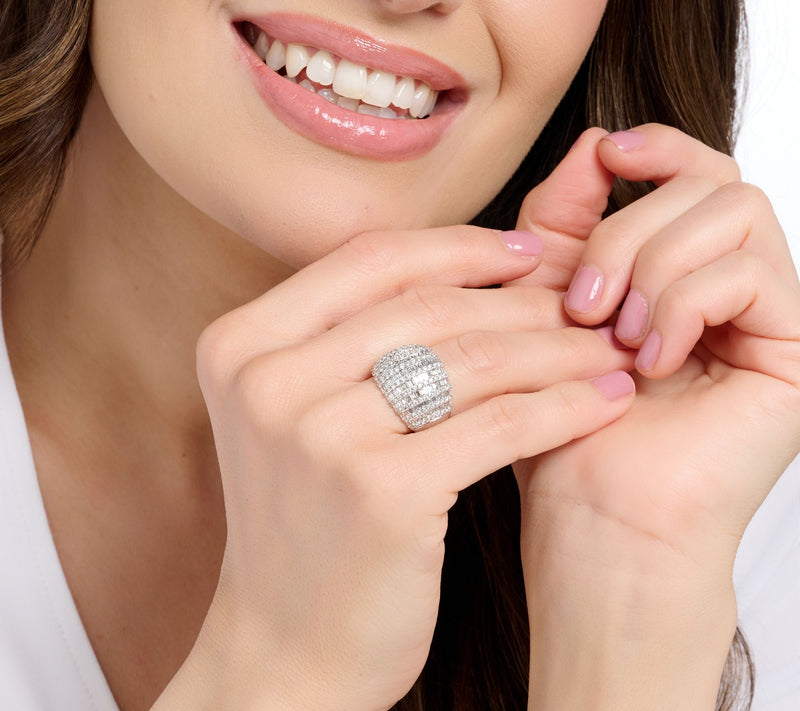 Affinity Diamonds 2.00 cttw Wide Band Ring 14K Gold — View 5