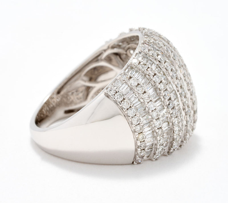 Affinity Diamonds 2.00 cttw Wide Band Ring 14K Gold — View 3