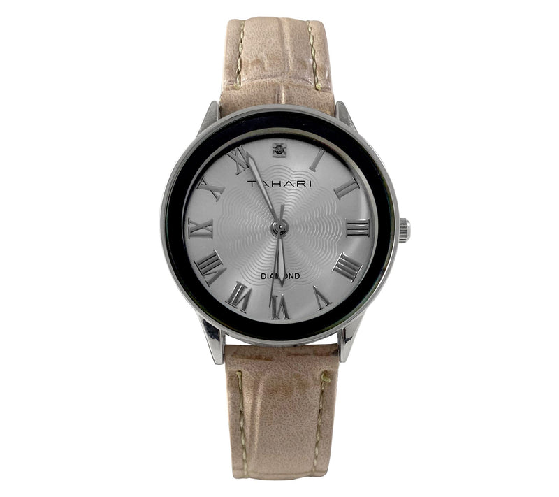 Tahari Women's Diamond Accent Blush Strap Watch — Main view