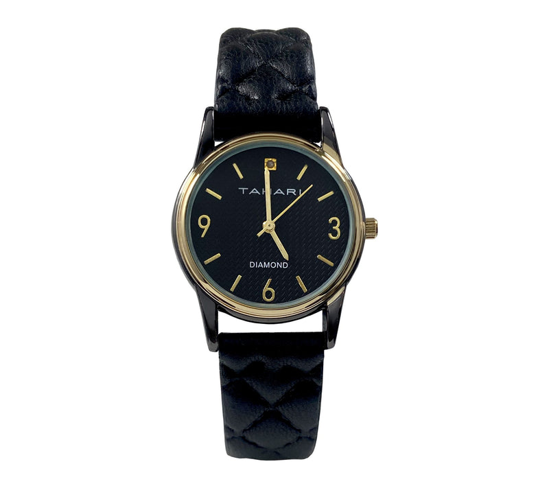 Tahari Women's Goldtone Necklace, Earrings & Watch Set — View 3