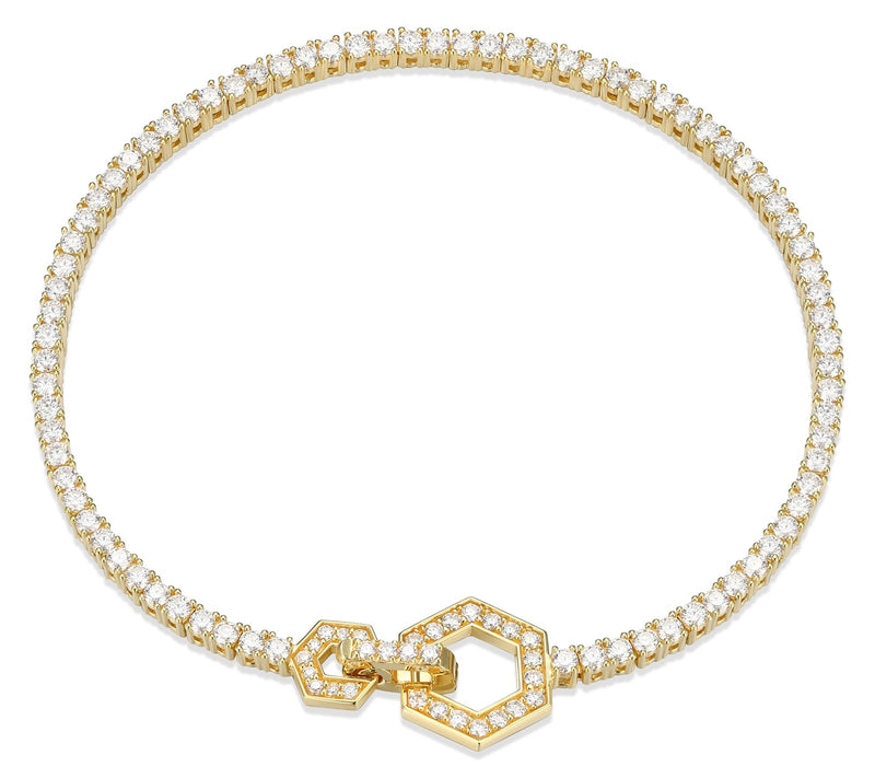 Sterling Silver 2.30 cttw Moissanite Tennis Bracelet — View 9