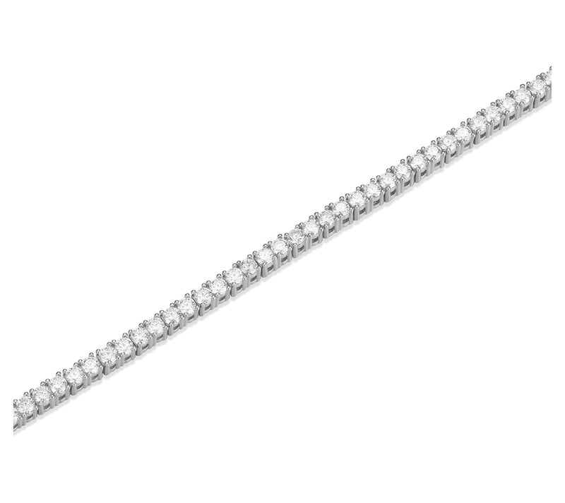 Sterling Silver 2.30 cttw Moissanite Tennis Bracelet — View 4