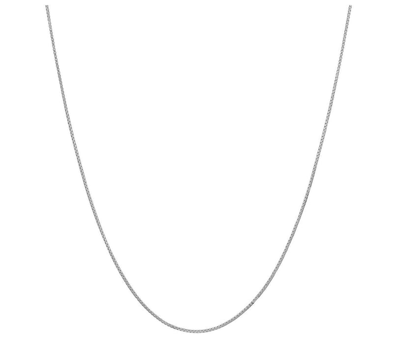Silver Style Women's Box Chain Necklace, Sterling — View 6