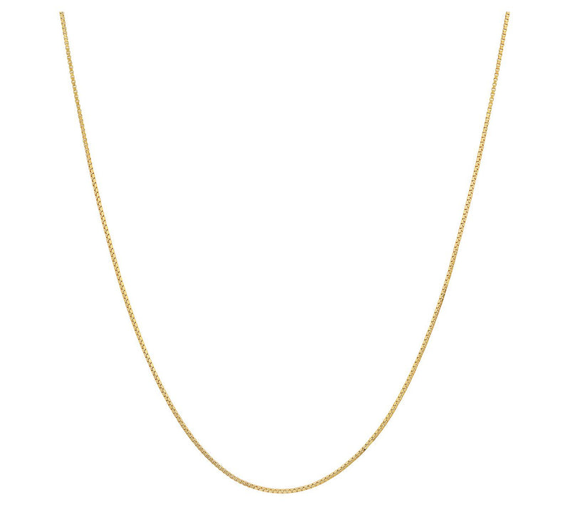 Silver Style Women's Box Chain Necklace, Sterling — View 7