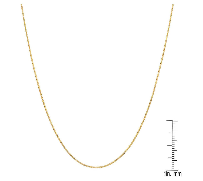 Silver Style Women's Box Chain Necklace, Sterling — View 3
