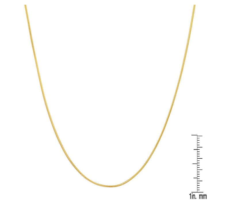 Silver Style Snake Chain Necklace, Sterling — View 3