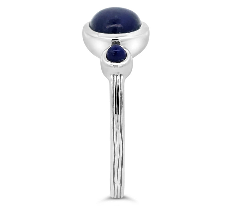 Ariva Sterling Silver Lapis Capri Ring — View 3