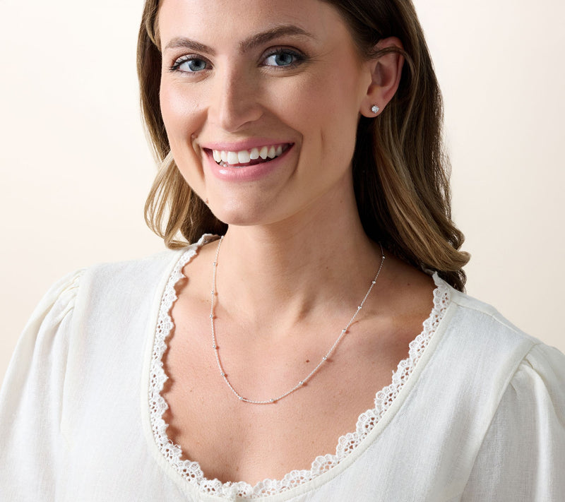 UltraFine 950 Silver Set of 3 Necklaces with Magnet Clasp — View 12