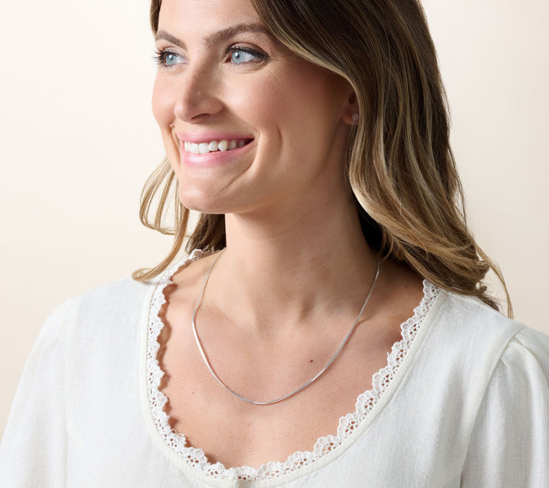 UltraFine 950 Silver Set of 3 Necklaces with Magnet Clasp — View 13