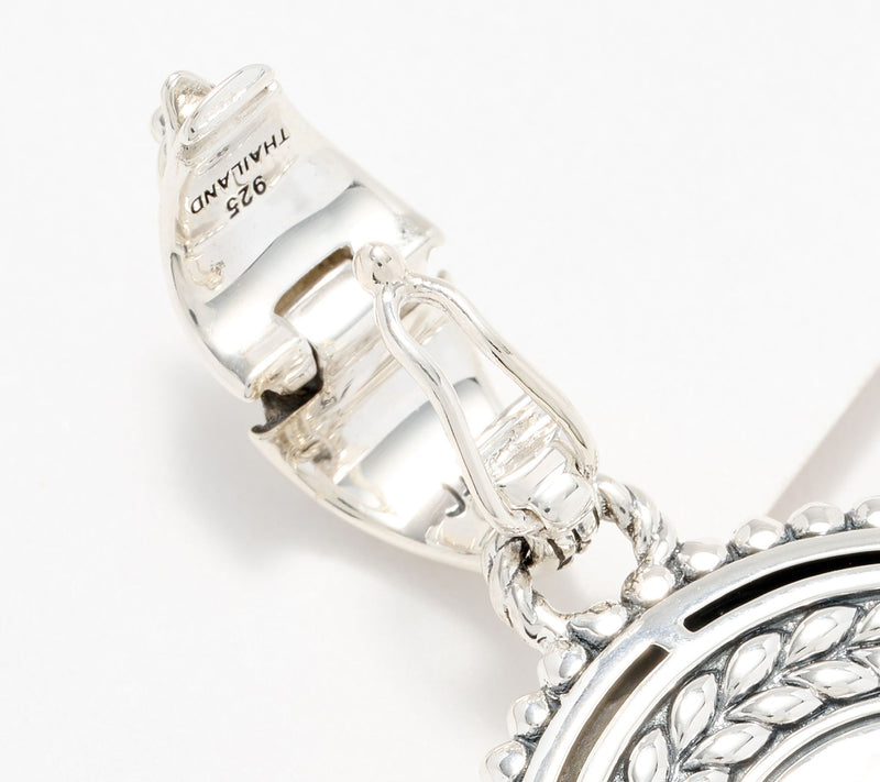 JAI Sterling Silver Legacy Woven Textured Enhancer, 13.0g — View 3