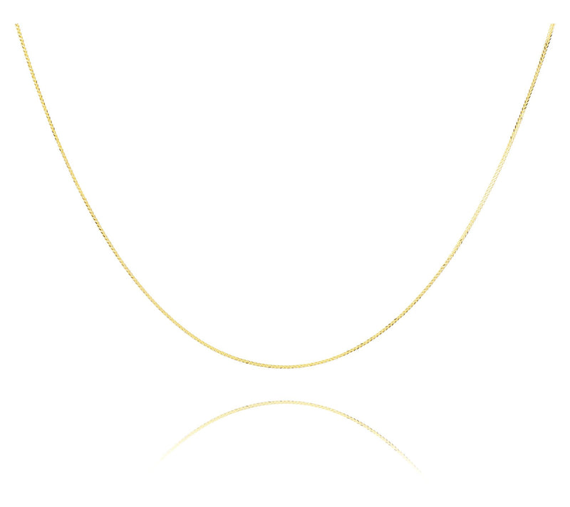 Adi Paz 14K Gold Diamond Cut Box Chain Necklace — Main view