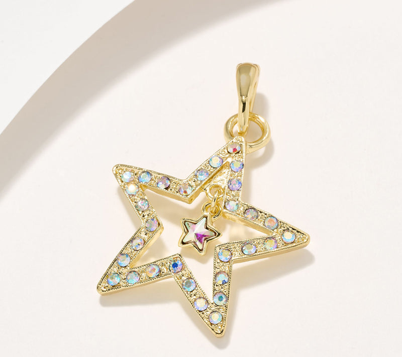 Kirks Folly Starlight Open Ring Charm — View 6
