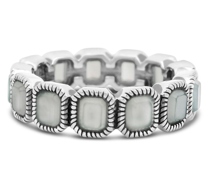 Tiffany Kay Studio Sterling Silver Moonstone Eternity Ring — Main view