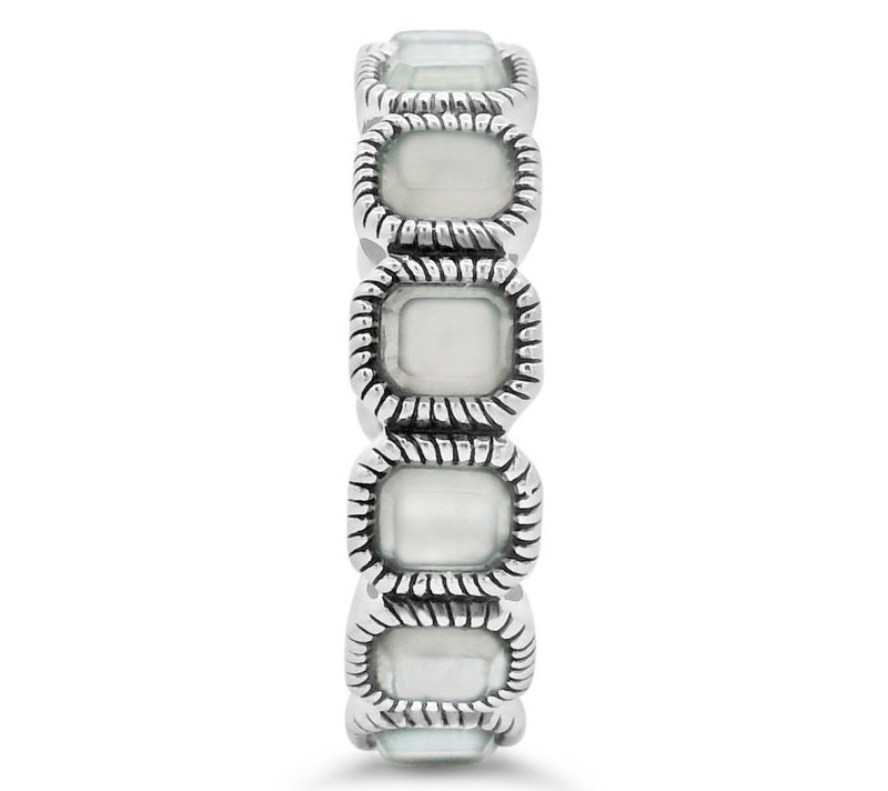 Tiffany Kay Studio Sterling Silver Moonstone Eternity Ring — View 3