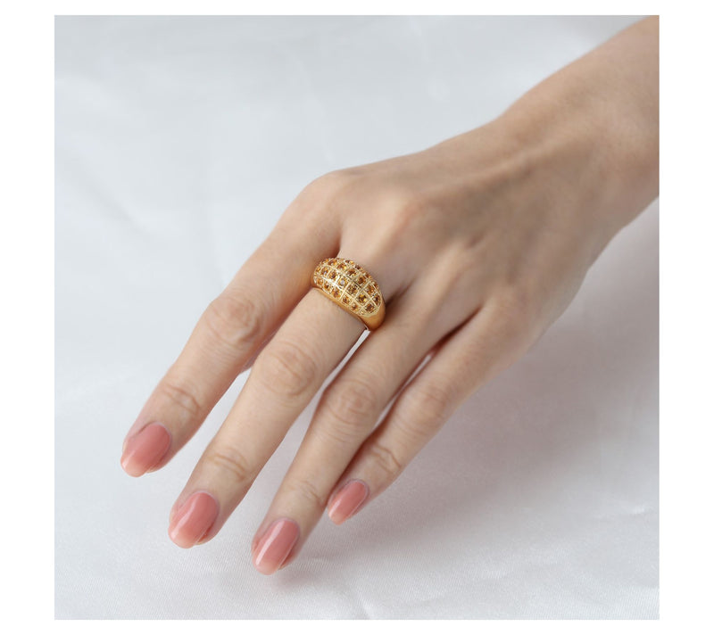 Elyse Ryan 14K Gold Clad Gemstone Jayden Ring — View 7
