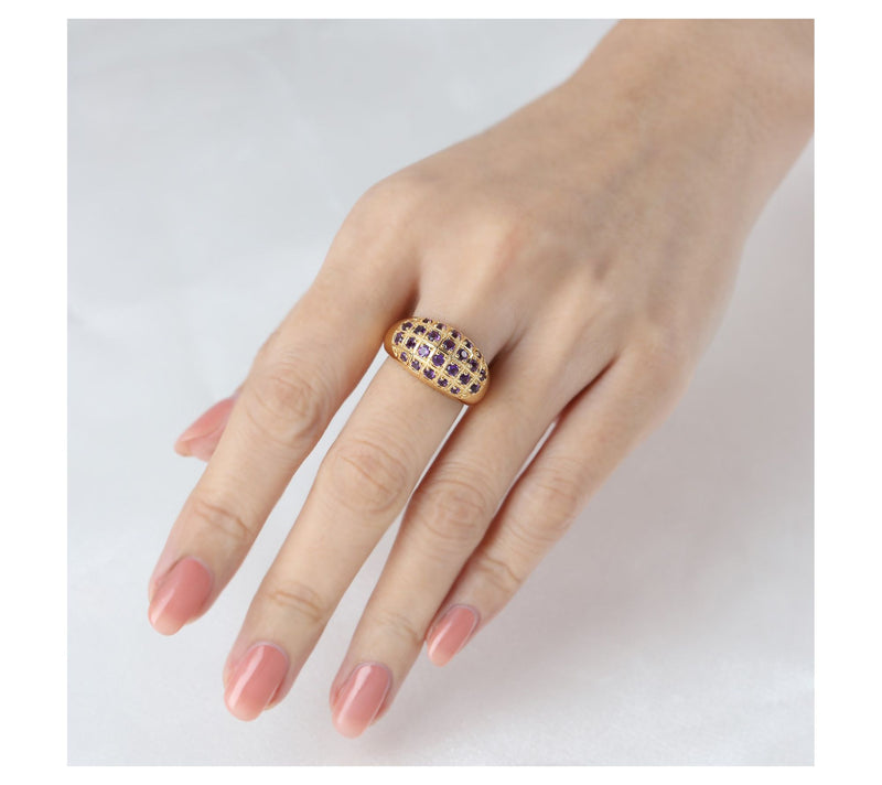 Elyse Ryan 14K Gold Clad Gemstone Jayden Ring — View 6