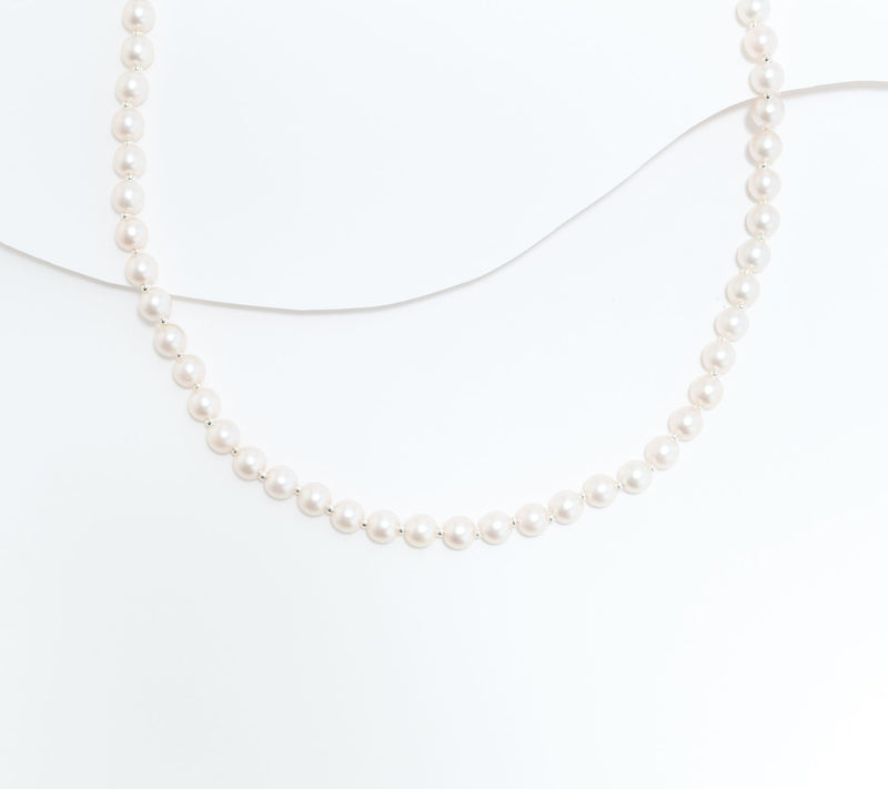 Attitudes by Renee Simulated Pearl Necklace — View 5
