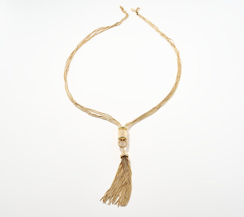 Joan Rivers Classic Polished Tassel Necklace — View 2