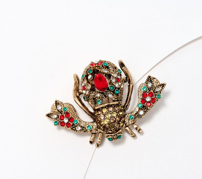 Joan Rivers Imperial Holiday Bee Pin — View 2