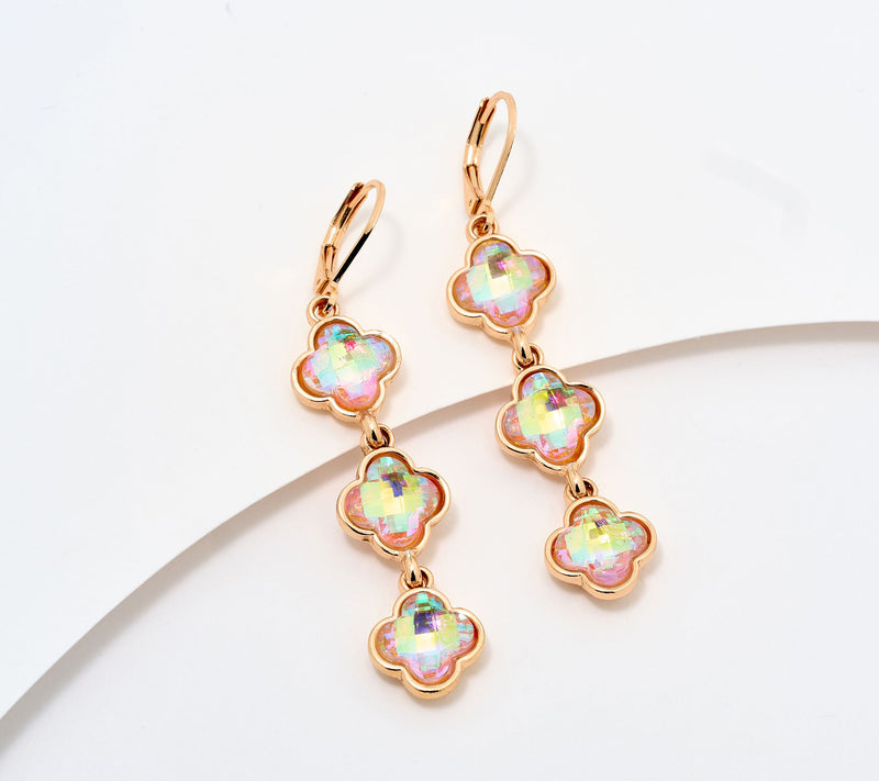 Joan Rivers Quatrefoil Drop Leverback Earring — Main view