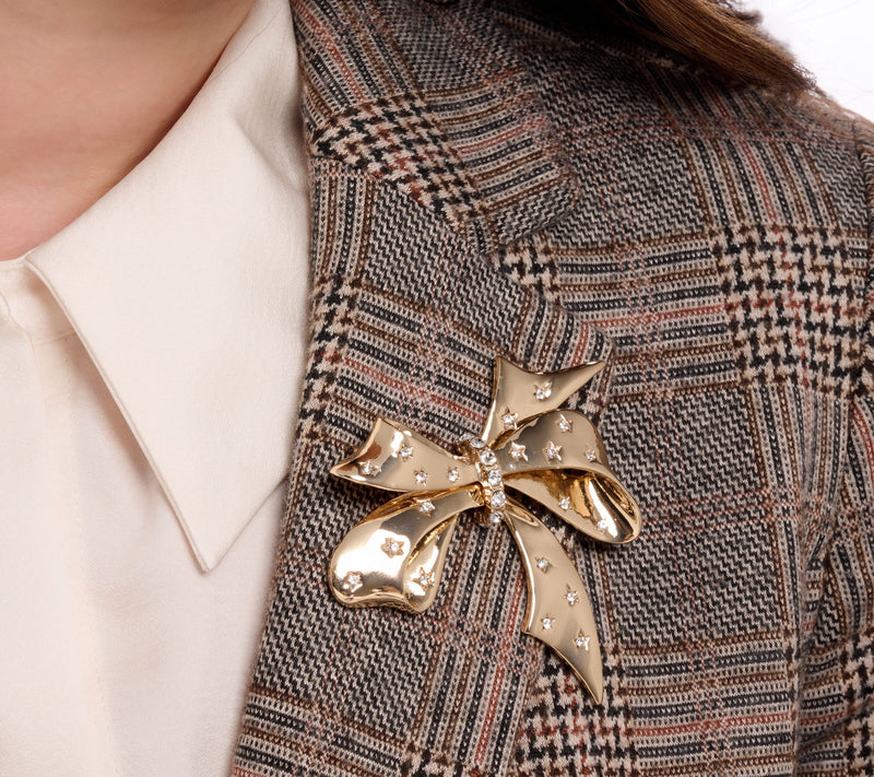 Joan Rivers Miracle Set Bow Pin — View 3
