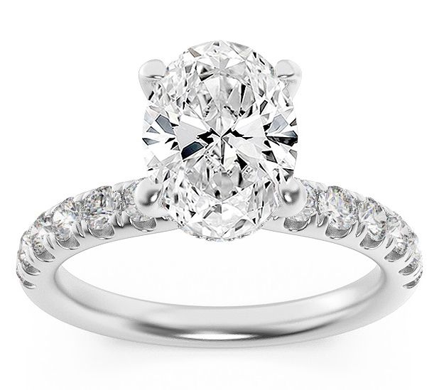 Fire Light 2.00 cttw Lab Grown Diamond Engagement Ring, 14K — View 6
