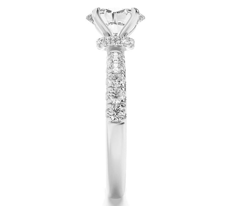 Fire Light 2.00 cttw Lab Grown Diamond Engagement Ring, 14K — View 4