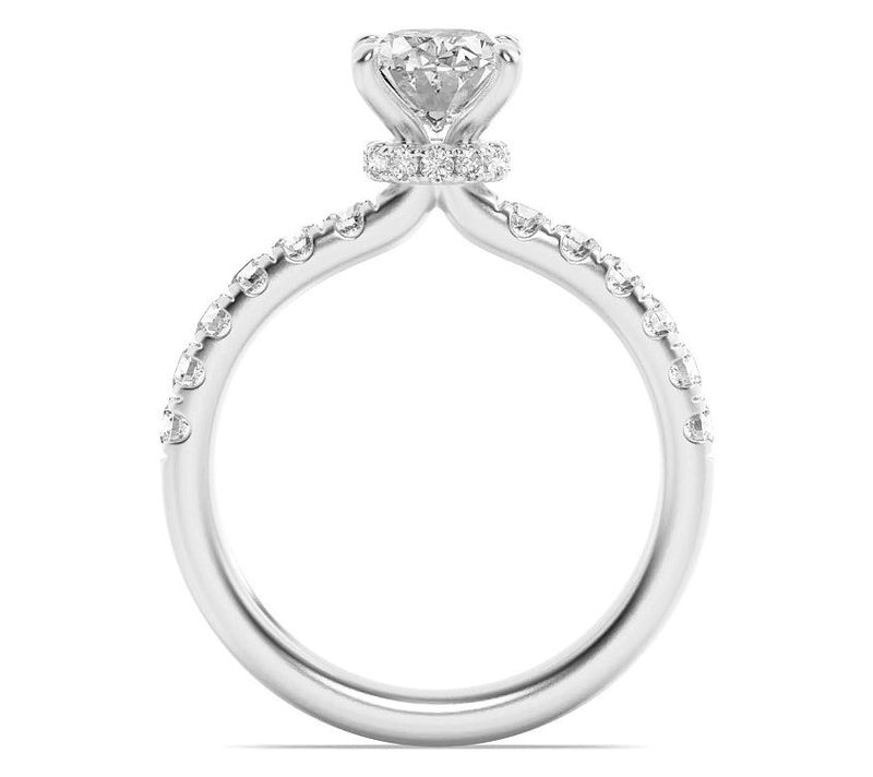 Fire Light 2.00 cttw Lab Grown Diamond Engagement Ring, 14K — View 3