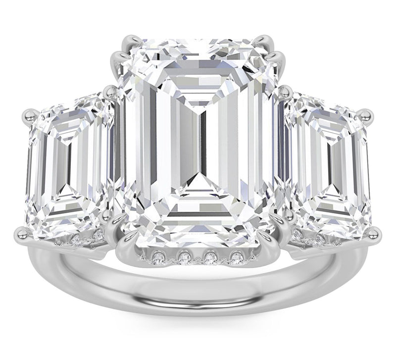 Fire Light 8.30 cttw Lab Grown Diamond Ring, 14K Gold — View 5