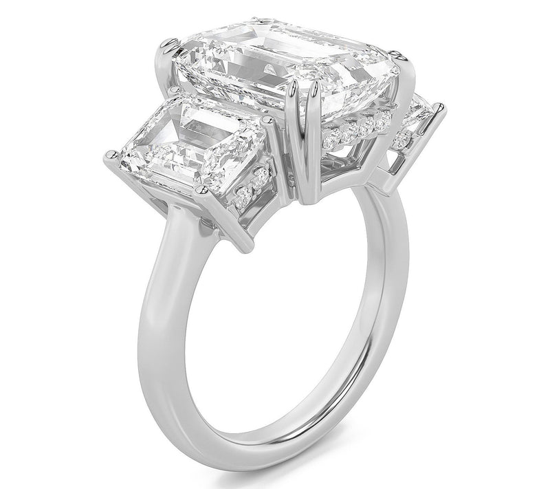 Fire Light 8.30 cttw Lab Grown Diamond Ring, 14K Gold — View 2